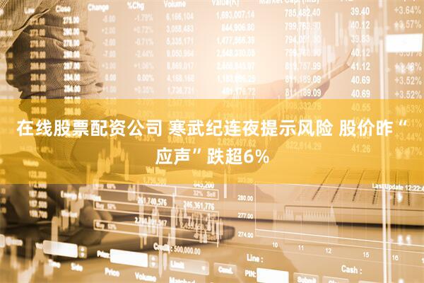 在线股票配资公司 寒武纪连夜提示风险 股价昨“应声”跌超6%