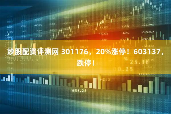 炒股配资评测网 301176,20%涨停!603137,跌停!